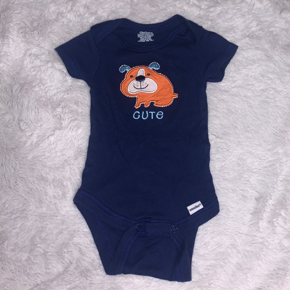 (3 for $10) gerber dog  bodysuit
